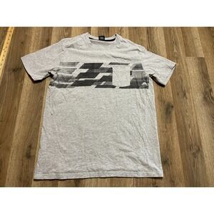 Oakley Shirt, mens Size Large, Gray Black, Gray, Graphic Print